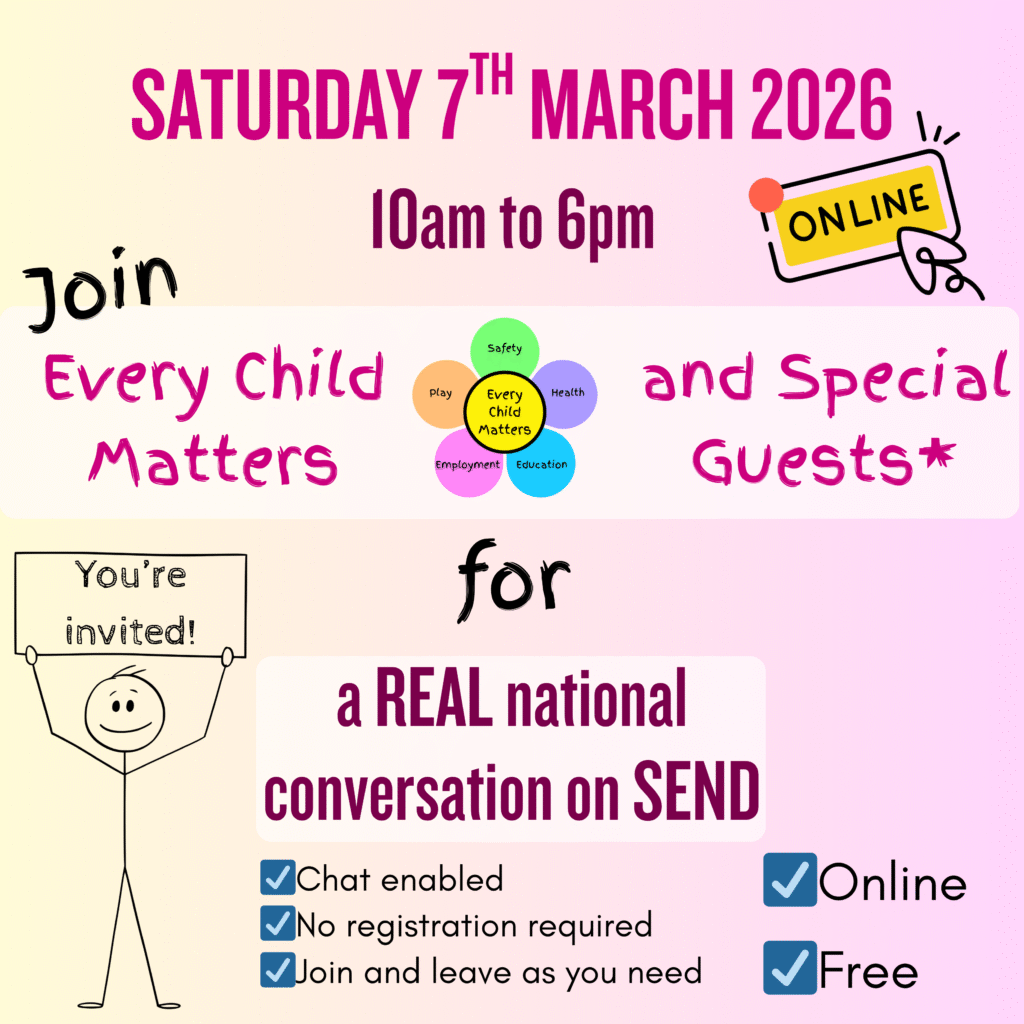 Every Child Matters - Home graphics for a real national conversation on send